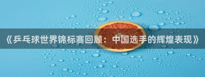 星空xk体育：《乒乓球世界锦标赛回顾
