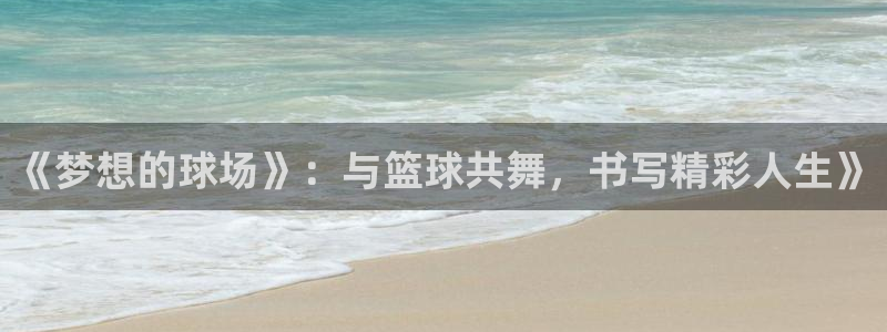  星空体育.：《梦想的球场》：与篮球共舞，书写精彩人生》